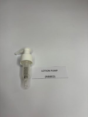 Lotion pump Ribbed